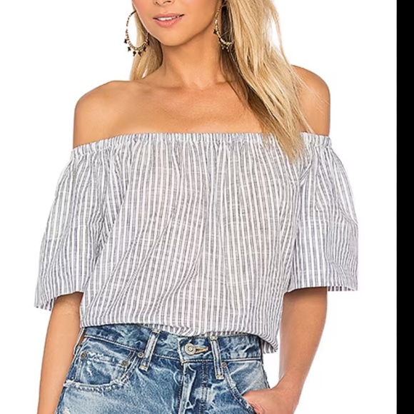 AG Jeans -  Off Shoulder ‘Sylvia’  Top NWOT - Picture 1 of 9